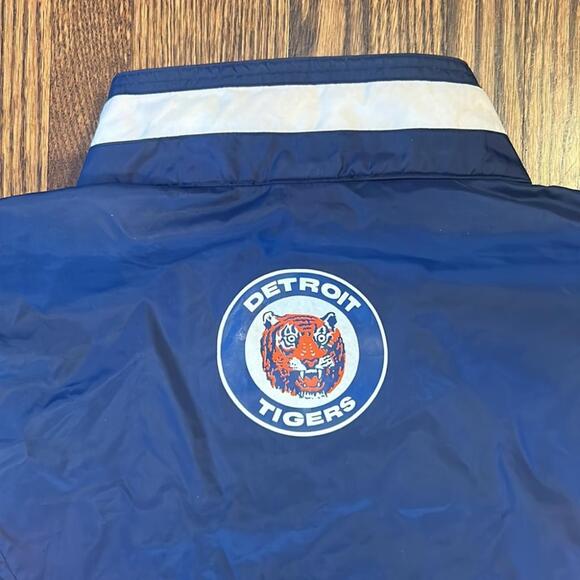 Vintage 80s/90s Detroit Tigers Apex One Windbreaker - Picture 11 of 16